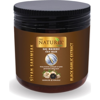 Naturix Siyah Sarımsaklı Saç Maskesi - 500 ml - Naturix