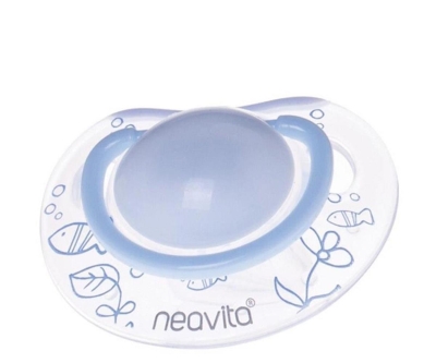 Neavita Ortodontik Emzik Desenli (0 Ay+) Mavi - Neavita