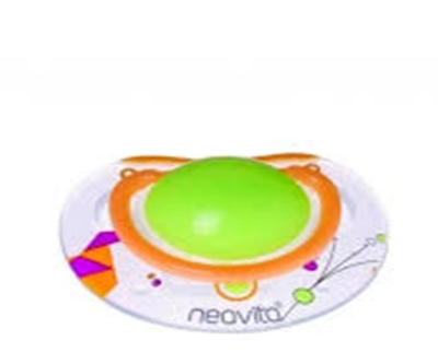 Neavita Ortodontik Emzik Desenli (0 Ay+) Yeşil - Neavita