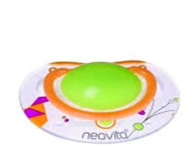 Neavita Ortodontik Silikon Emzik Desenli (BPA%0) 3 Ay+ / Yeşil - Neavita