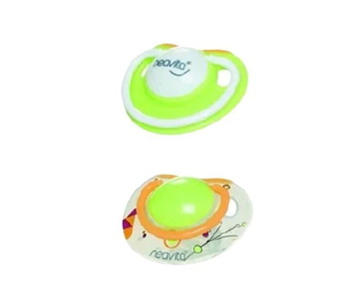 Neavita Ortodontik Silikon Emzik İkili (BPA%0) 0 Ay+ / Yeşil - 1