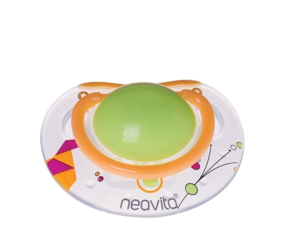 Neavita Ortodontik Gece Emziği Desenli (3 Ay+) Yeşil - Neavita