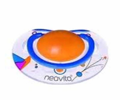 Neavita Ortodontik Silikon Gece Emziği Desenli (BPA%0) 3 ay+ / Turuncu - Neavita