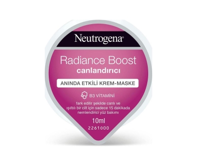 Neutrogena Radiance Boost Hidrojel Krem Maske 10 - Neutrogena