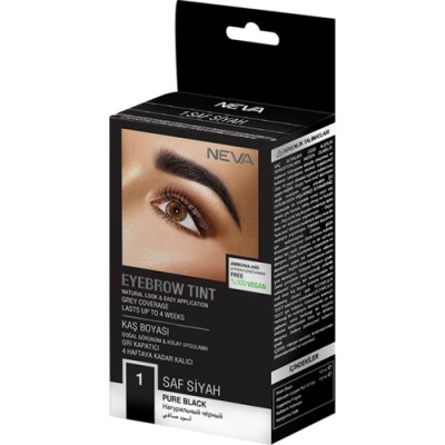 Neva 01 Siyah Amonyaksız %100 Vegan Kaş Boyası - Neva