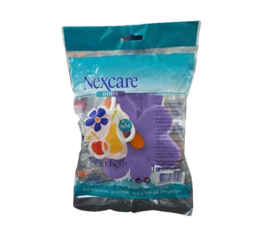 Nexcare Body Çiçek Şekilli Banyo Süngeri Mor - Nexcare