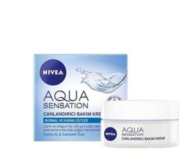 Nivea Aqua Sensation Canlandırıcı Yüz Bakım Kremi 50 ml - Nivea