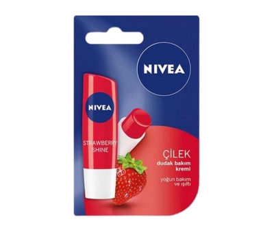 Nivea Çilek Dudak Bakım Stıck 4,8G - Nivea