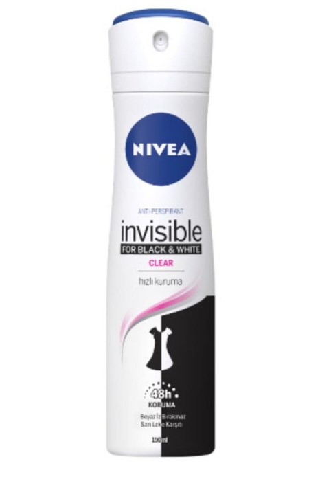 NIVEA Kadın Deodorant Invısıble B & W 150 Ml + Rolon 25 Ml Hediye - 3