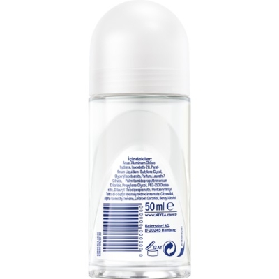 NIVEA Kadın Roll On Deodorant Black&White Invisible Güçlü Etki 50ml,Ter ve Ter Kokusuna Karşı 48 Saat Anti-perspirant Koruma - 2