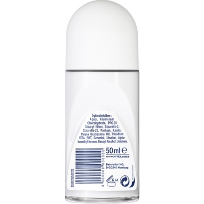 NIVEA Kadın Roll On Deodorant Powder Touch 50ml,Ter ve Ter Kokusuna Karşı 48 Saat Anti-perspirant Koruma,Kaolin Pudra İçeriği ile Hızlı Kuruma - 3