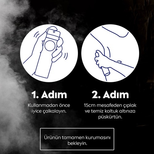 NIVEA Kadın Sprey Deodorant Black & White Invisible Güçlü Etki 48 Saat Anti-perspirant Koruma 150ml - 5