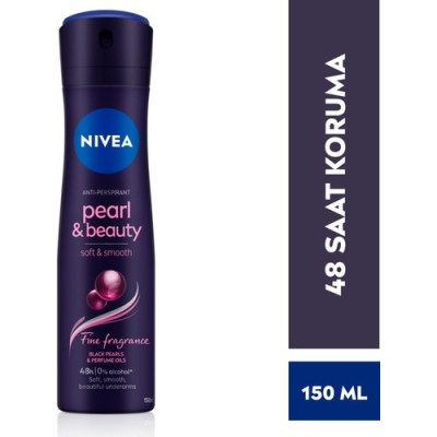 NIVEA Kadın Sprey Deodorant Pearl&Beauty Fine Fragrance,48 Saat Anti-perspirant Koruma 150ml - Nivea