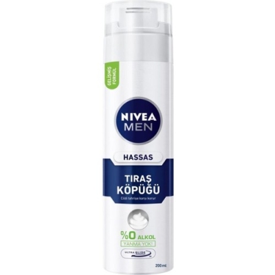 Nivea Men Hassas Tıraş Köpüğü 200 ml - Nivea