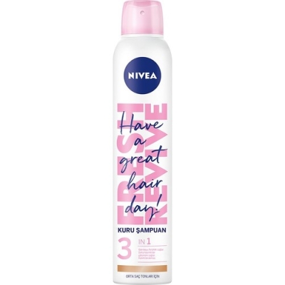 Nivea Orta Saç Tonları İçin Kuru Şampuan 200 ml - Nivea