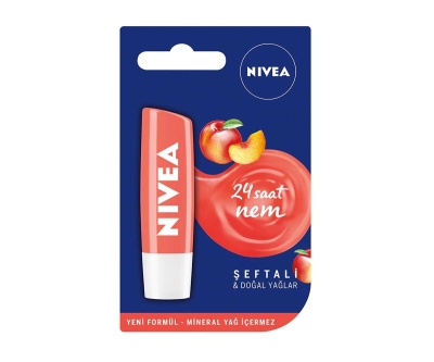 Nivea Şeftali Dudak Bakım Kremi 4,8 Gr - Nivea