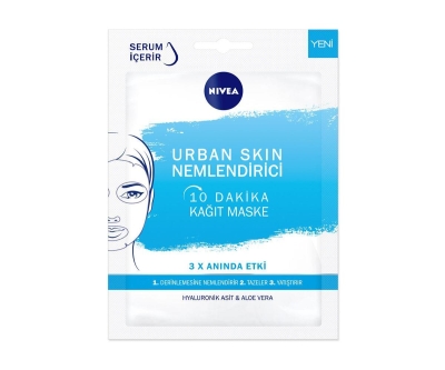 Nivea Urban Skin Nemlendirici 10 Dakika Kağıt Maske - Nivea