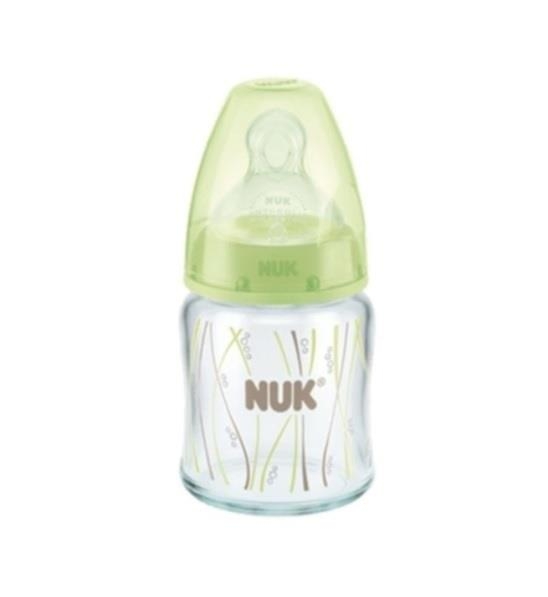 Nuk FC Silikon Emzikli First Choice Cam Biberon Yeşil 120 Ml - Yeşil - 1