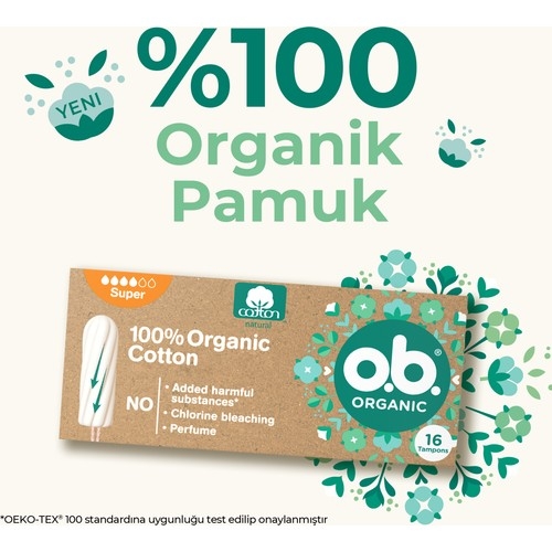 O.B. O.b Organic Super Tampon 16'lı Paket - 2