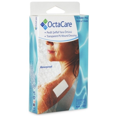 OctaCare Pedli Şeffaf Yara Örtüsü 5*7,5 cm 10 Adet - Octacare