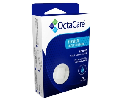 Octacare Yuvarlak Yara Bandı 20 Adet - Octacare