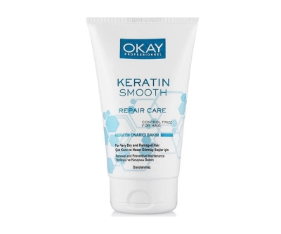 Okay Professıonal Keratin Smooth Onarıcı Bakım Kremi 100 Ml (Durulanmaz) - Okay