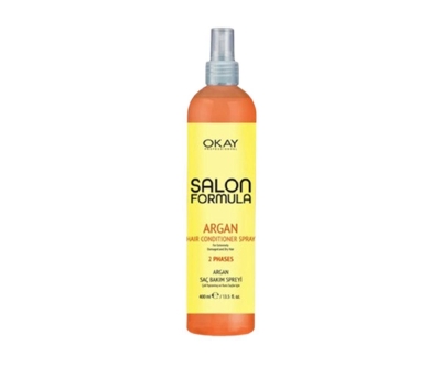 Okay Salon Formula Argan Saç Bakım Spreyi - Kolay Tarama 400 Ml - Okay