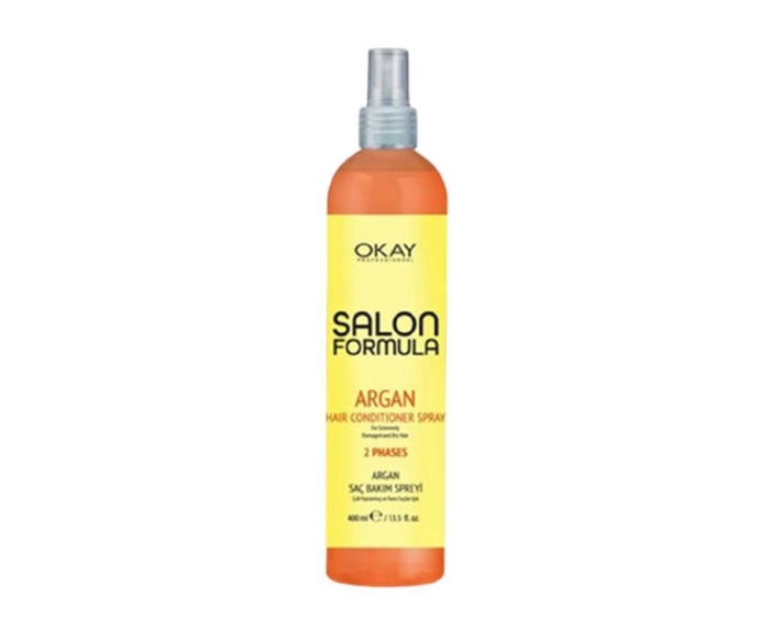 Okay Salon Formula Argan Saç Bakım Spreyi - Kolay Tarama 400 Ml - 1