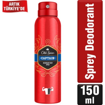 Old Spice Sprey Deodorant 150 ml Captain - Old Spice