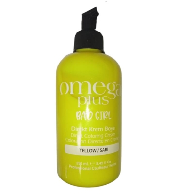 Omega Plus Bad Girl Direkt Krem Boya 250 Ml - Yellow/Sarı - Omega Plus