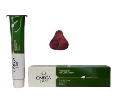 Omega Plus Color Professional Hair Color Cream 60 ml 55/46 Yakut Kızılı - Omega Plus
