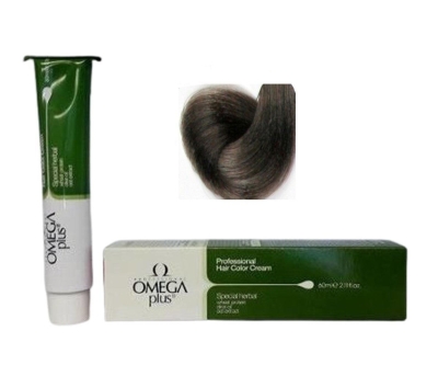 Omega Plus Color Professional Hair Color Cream 60 ml 6/1 Koyu Küllü Kumral - Omega Plus