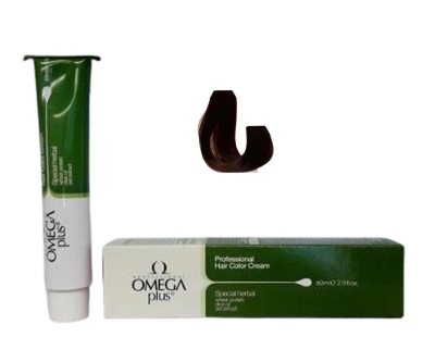 Omega Plus Color Professional Hair Color Cream 60 ml 6/37 Bronz Kahve - Omega Plus