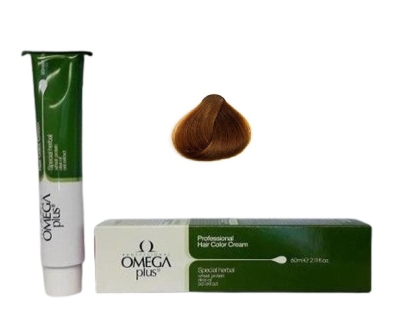 Omega Plus Color Professional Hair Color Cream 60 ml 7/3 Koyu Altın Dore - Omega Plus