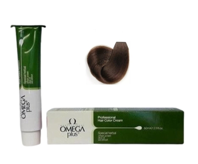 Omega Plus Color Professional Hair Color Cream 60 ml 7.00 Yoğun Kumral Saç Boyası - Omega Plus