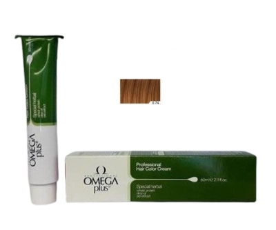 Omega Plus Color Professional Hair Color Cream 60 ml 8,74/MK Hürrem Karamel - Omega Plus