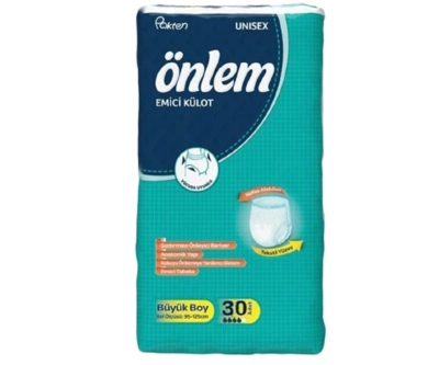 Önlem Emici külotlu Hasta Bezi Large ( Büyük Boy ) 30 Adet - Önlem
