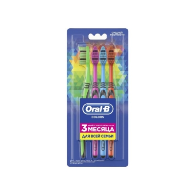 Oral-B Diş Fırçası 4'lü Aile Paketi - Oral-B