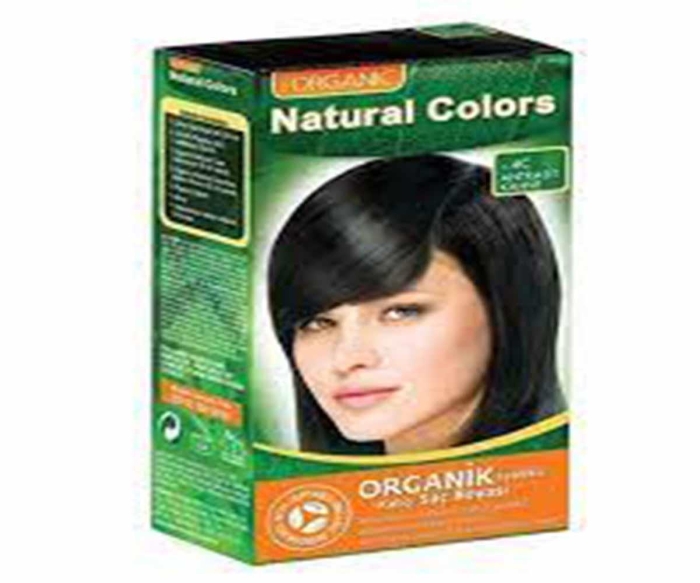 Organic Natural Colors Saç Boyası 4C Antrasit Kahve - 1