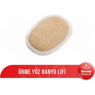 Orkide Derma Naturel Örme Yüz Banyo Lifi - Orkide