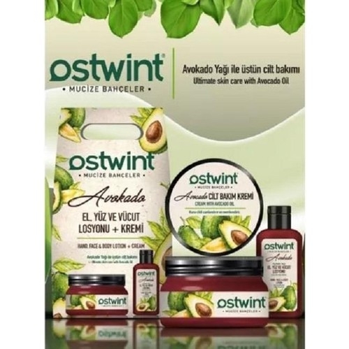 Ostwint Krem ve Losyon Set Avokado 300 + 100 ml - Kofre 8683835159864 - 1