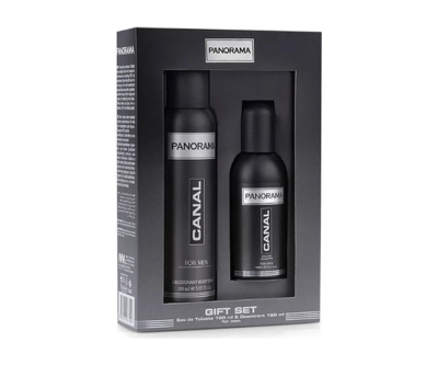 Panorama Canal Erkek Parfüm Ve Deodorant Seti (100 ml Edt + 150 ml Spray Deodorant) - Panaroma