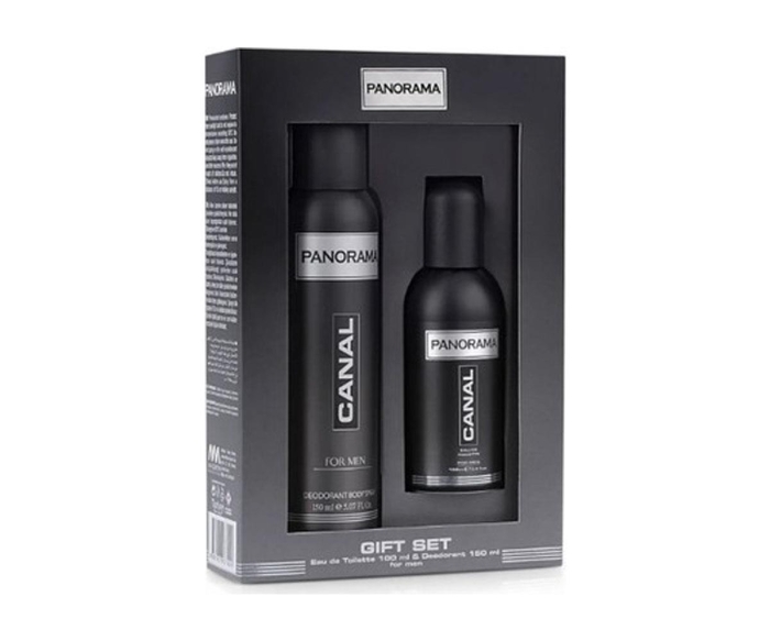 Panorama Canal Erkek Parfüm Ve Deodorant Seti (100 ml Edt + 150 ml Spray Deodorant) - 1