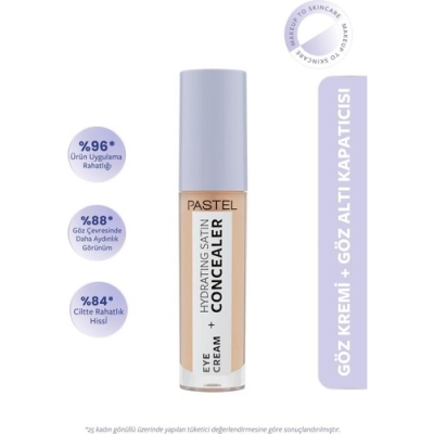 Pastel Eye Cream+Hydrating Satin Concealer 63 - Pastel