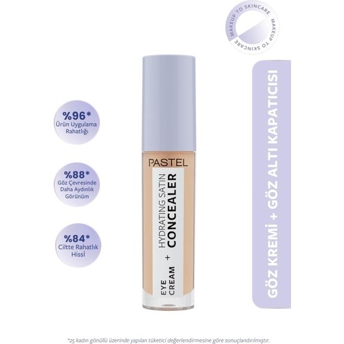 Pastel Eye Cream+Hydrating Satin Concealer 63 - 1