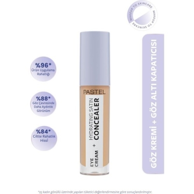 Pastel Eye Cream+Hydrating Satin Concealer 66 - Pastel