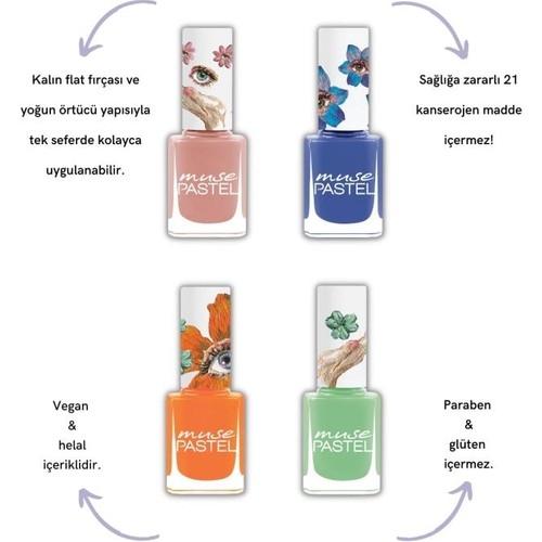 Pastel Oje Set Rana BALCA(328-339-367-368) - 1