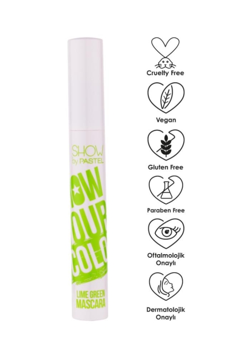 Pastel Show Your Color Mascara - Lime Green - 3