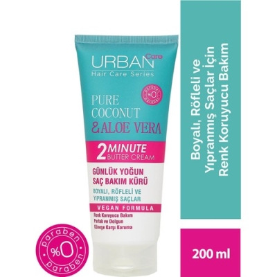 Pure Coconut & Aloe Vera Günlük Yoğun Saç Bakım Kürü - Urban Care