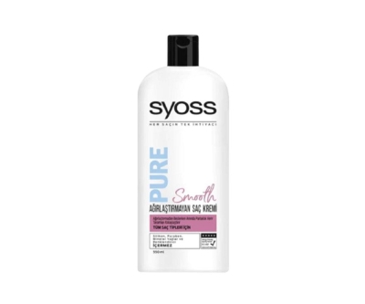 Pure Smooth Agırlaştırmayan Saç Kremi 550 Ml - Syoss